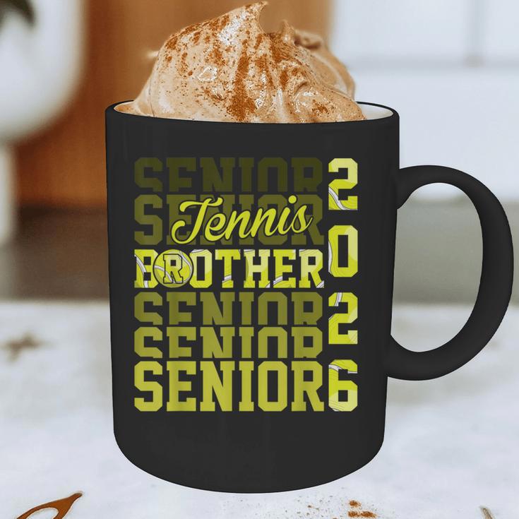 2026 Tennis Senior Brother Graduation Matching Family Graphic Print Coffee Mug