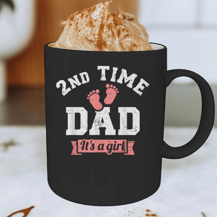 2nd Second Time Dad It's a Girl Gender Reveal Graphic Print Coffee Mug 2nd Second Time Dad It's a Girl Gender Reveal Graphic Print Coffee Mug