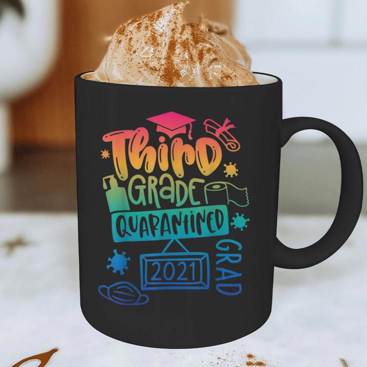 3rd Grade 2021 Graduate Quarantine Third Grade Graduation Graphic Print Coffee Mug