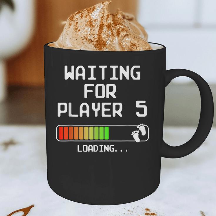 3rd Time Dad Mom Waiting For Player 5 Baby 3 Announcement Graphic Print Coffee Mug