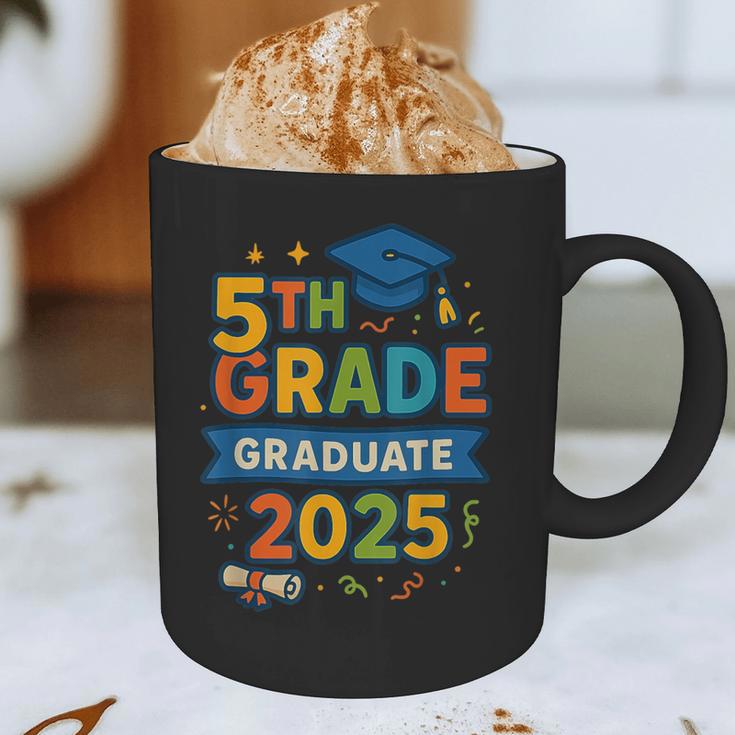 5th Grade Graduation 2025 Graphic – Class Of 2025 Theme Graphic Print Coffee Mug