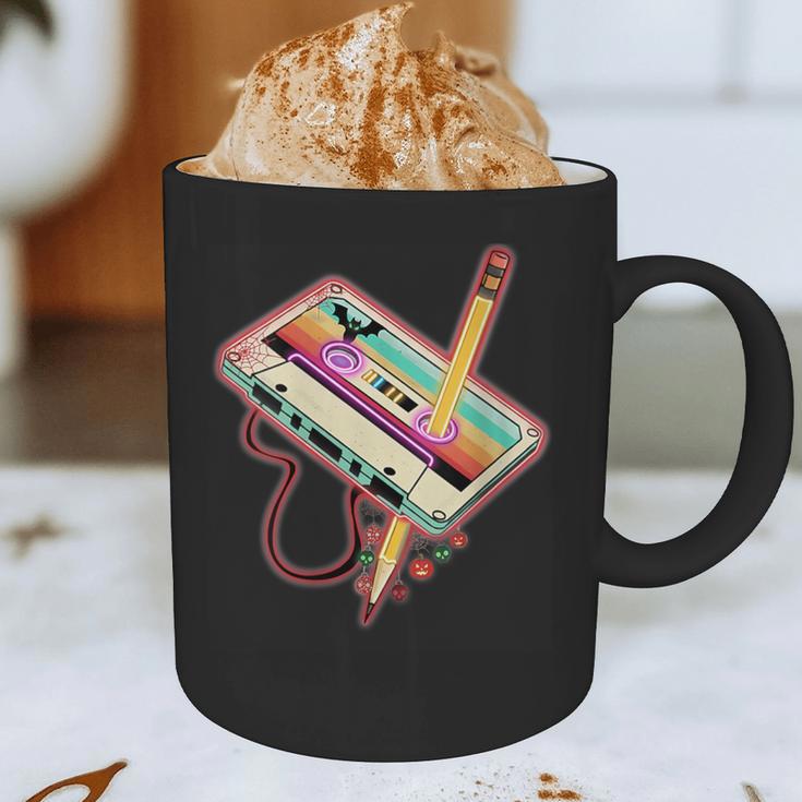 80s 90s Retro Halloween's Party Costume Nostalgia Cassette Graphic Print Coffee Mug 80s 90s Retro Halloween's Party Costume Nostalgia Cassette Graphic Print Coffee Mug