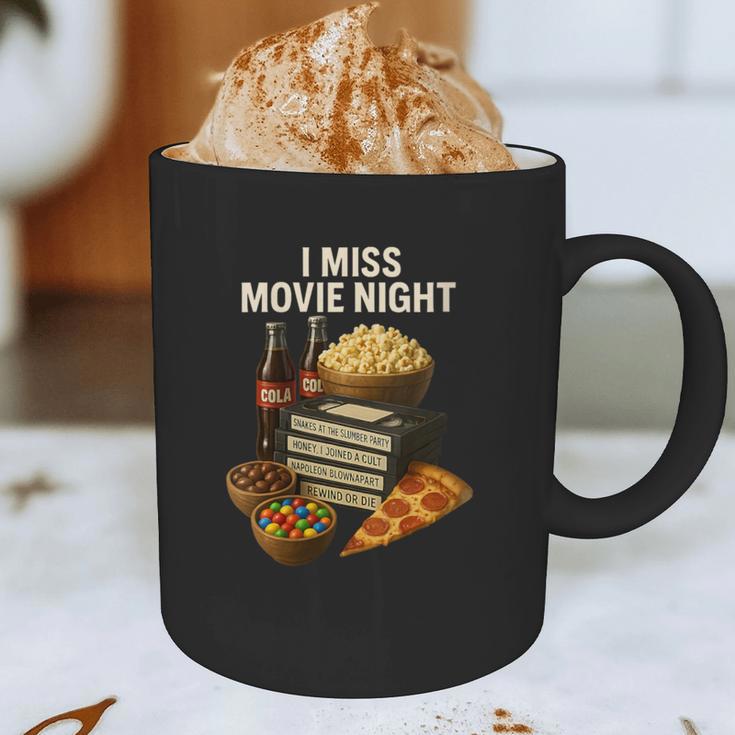 80's & 90's Nostalgia T- Shirt I Miss Movie Night Graphic Print Coffee Mug 80's & 90's Nostalgia T- Shirt I Miss Movie Night Graphic Print Coffee Mug