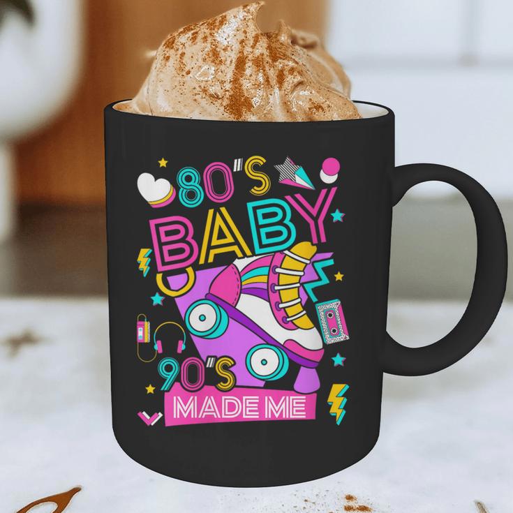 80's Baby 90's Made Me 1980s 1990s Nostalgia Retro Party Graphic Print Coffee Mug 80's Baby 90's Made Me 1980s 1990s Nostalgia Retro Party Graphic Print Coffee Mug