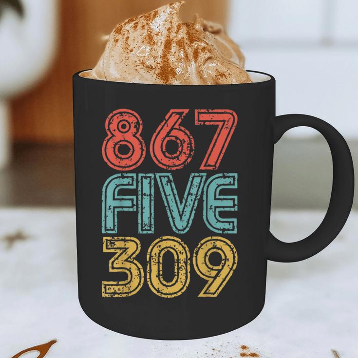8675309 Retro Vintage 80's 90's Music Nostalgia Graphic Print Coffee Mug