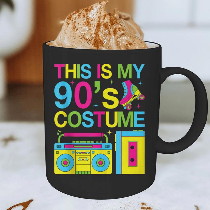 This Is My 90's Costume Retro 1990s Style Cassette Nostalgia Graphic Print Coffee Mug