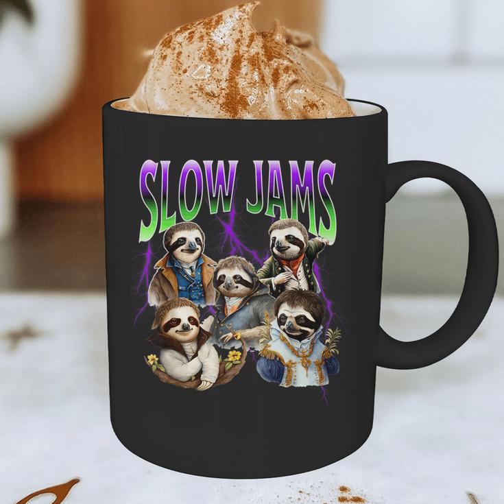 90s Style Bootleg Trendy Sloth Design For Introverts Graphic Print Coffee Mug