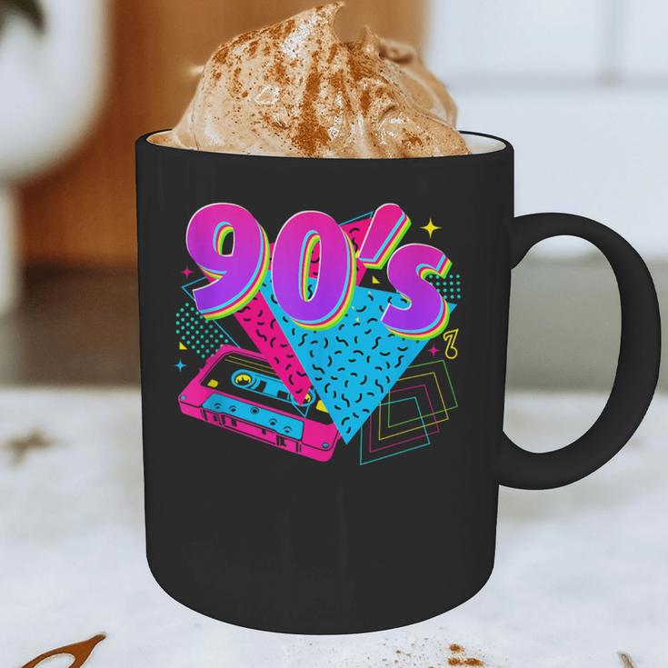 90's Vibe Retro Style Cassette Tape Nostalgia 1990s Party Graphic Print Coffee Mug