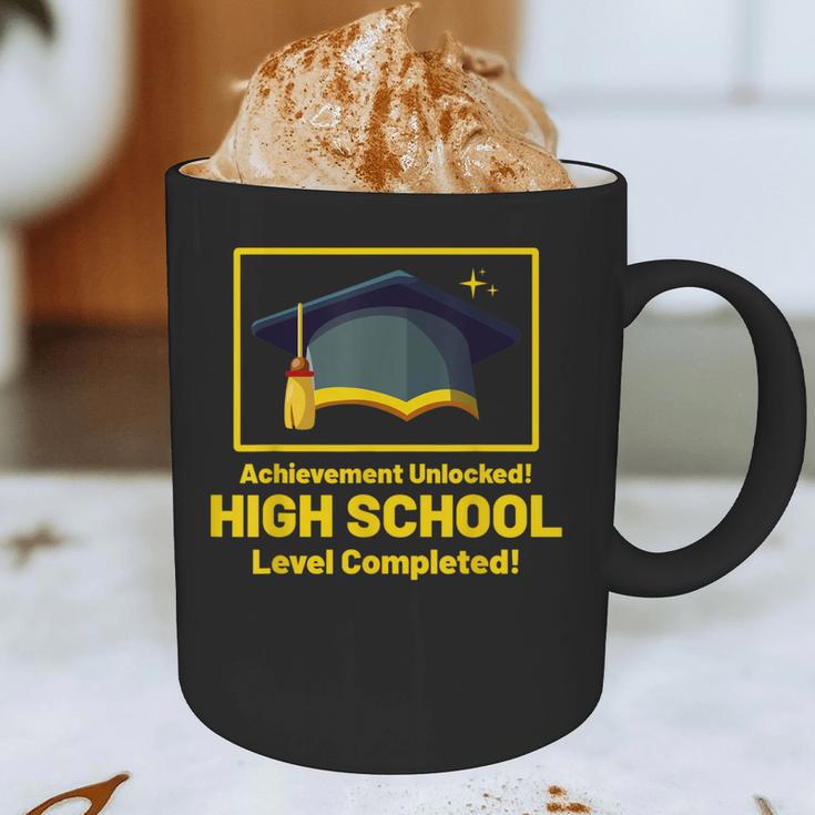 Achievement Unlocked High School Graduation Gamer Graphic Print Coffee Mug