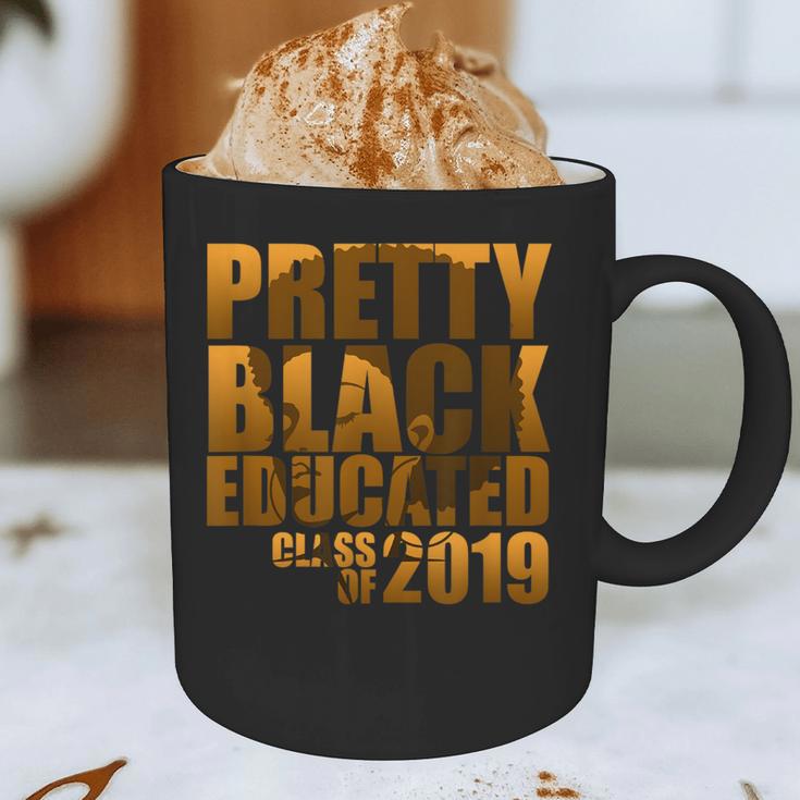 African American Girl Graduation Shirt Senior 2019 Graphic Print Coffee Mug