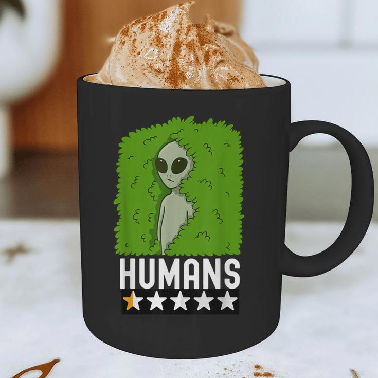 Alien Avoids Humans Sarcastic Introvert Humor Graphic Print Coffee Mug