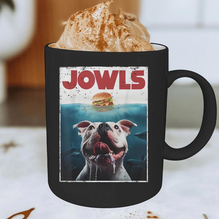American Bulldog Jowls Burger Bully Dog Mom Dog Dad Graphic Print Coffee Mug