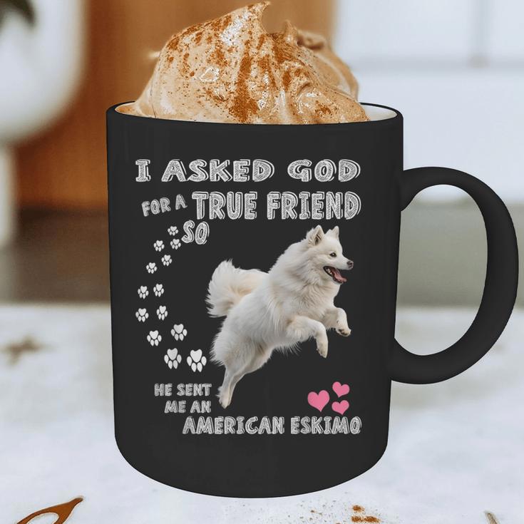 American Eskimo Dog Mom Eskie Dad Art Eskie Lover Quote Graphic Print Coffee Mug
