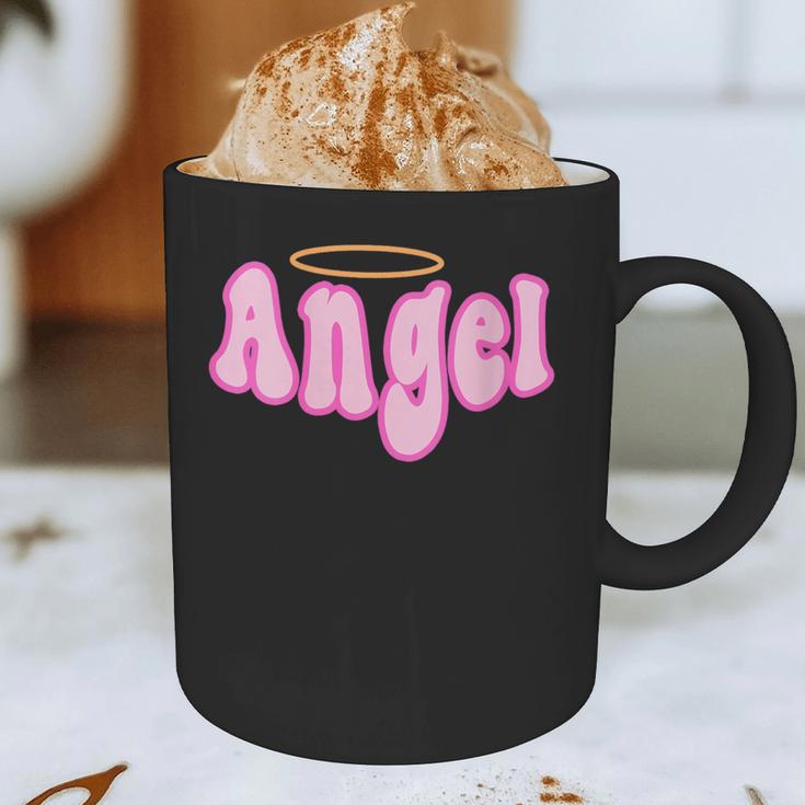 Angel Y2k Aesthetic 2000s Millennial Nostalgia Retro Pink Graphic Print Coffee Mug Angel Y2k Aesthetic 2000s Millennial Nostalgia Retro Pink Graphic Print Coffee Mug