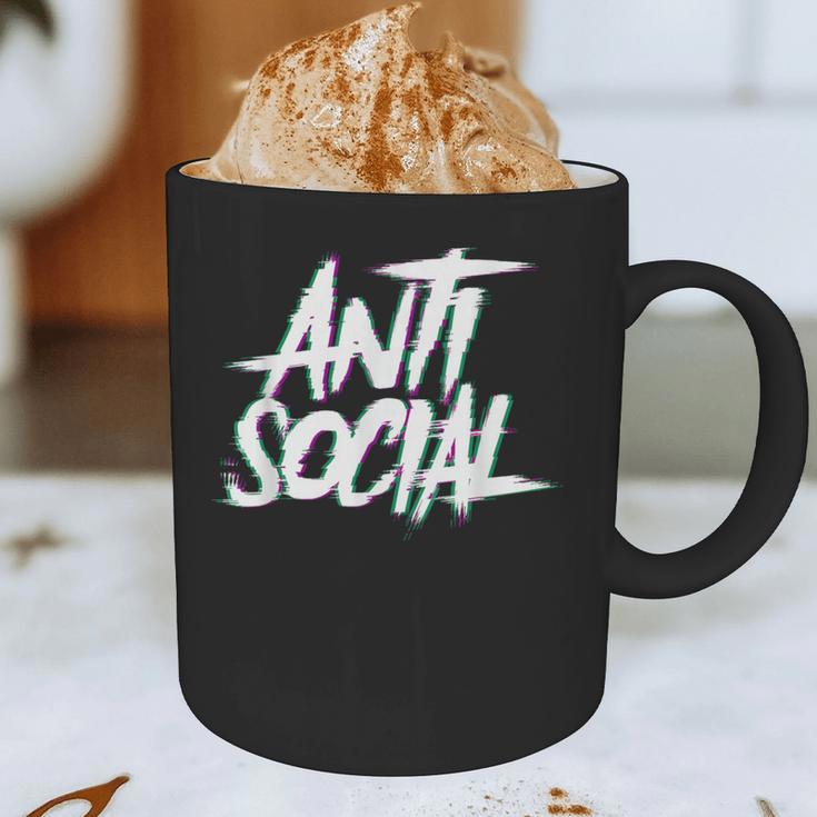 Anti Social Anti Social Club Introvert People Hate Graphic Print Coffee Mug