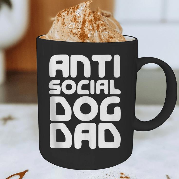 Anti-Social Dog Dad Quote For Anti Social Introvert Persons Graphic Print Coffee Mug