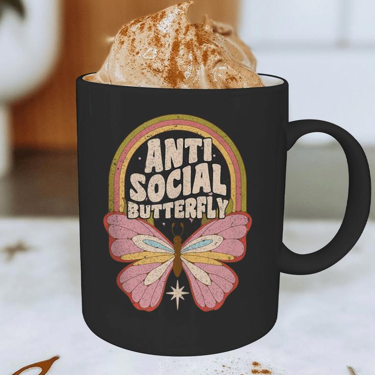 Anti-Social Introvert Butterfly Lover Graphic Print Coffee Mug Anti-Social Introvert Butterfly Lover Graphic Print Coffee Mug