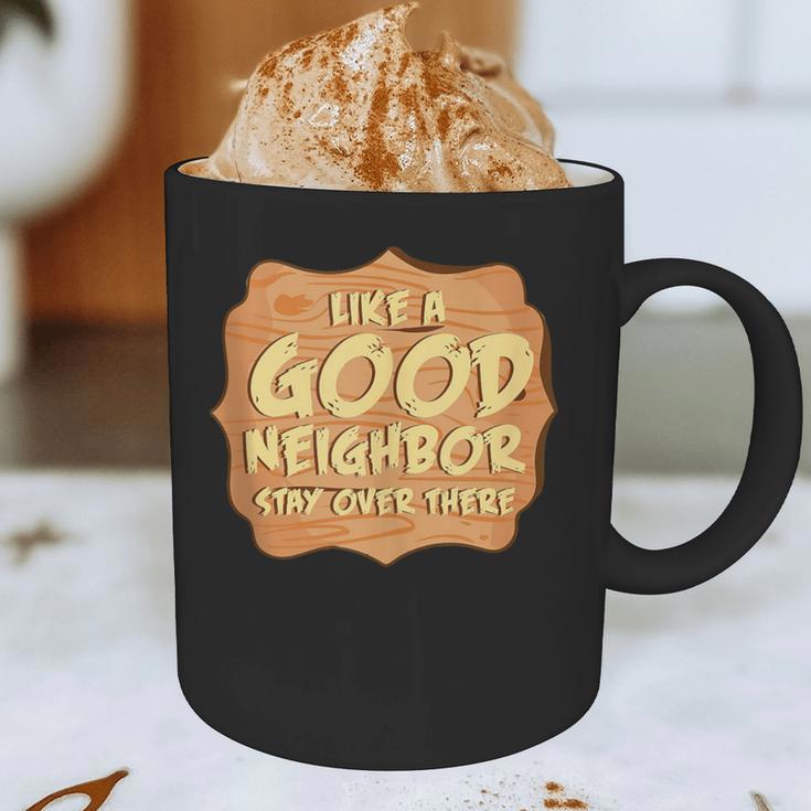 Antisocial Like A Good Neighbor Stay Over There Introvert Graphic Print Coffee Mug Antisocial Like A Good Neighbor Stay Over There Introvert Graphic Print Coffee Mug