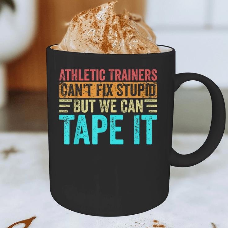 Athletic Trainers Fix Stupid Sports Graduation Vintage Graphic Print Coffee Mug