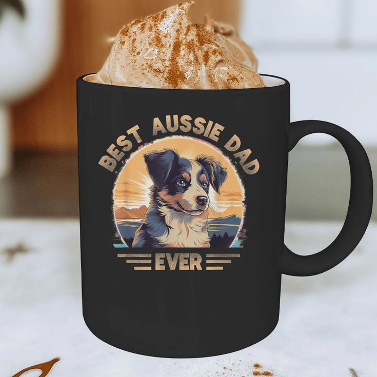Aussie DAD Australian Shepherd Graphic Print Coffee Mug