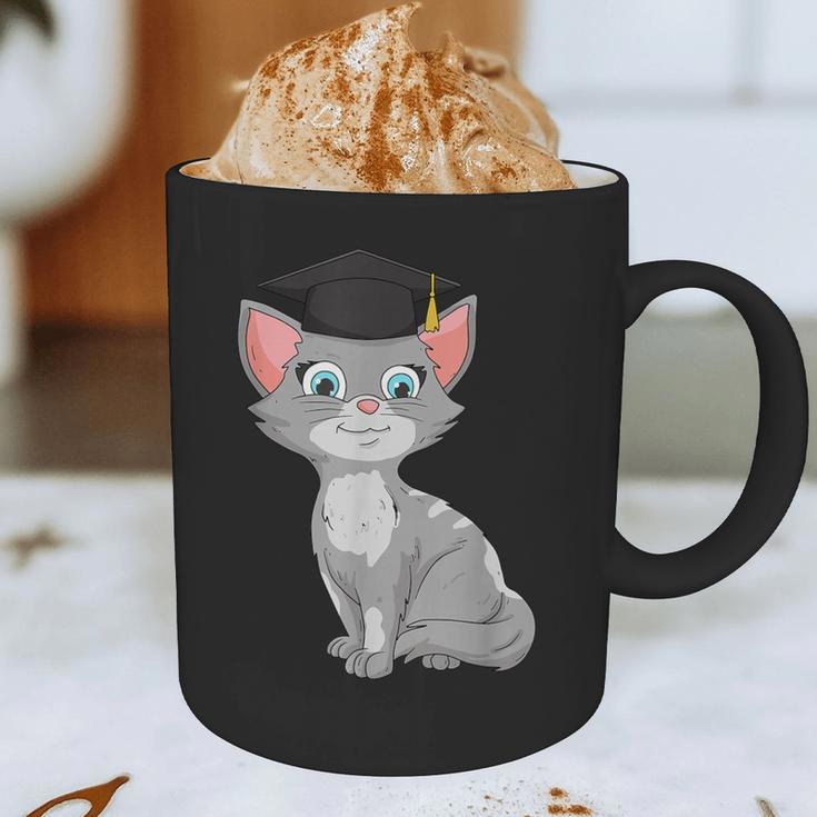 Bachelor Master Cats Graduation 2026 Graduate Graphic Print Coffee Mug