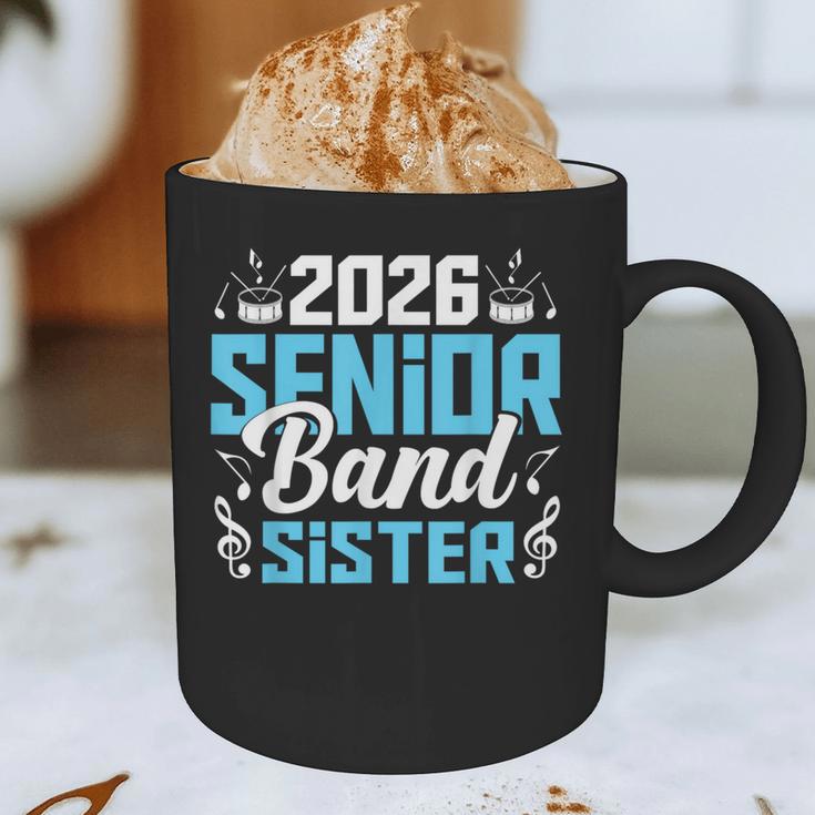 Band Senior Sister Class Of 2026 Senior Band Graduation Graphic Print Coffee Mug