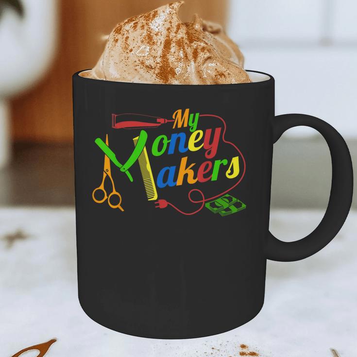 Barbering Tools Barber School Graduation Gear T-Shirt Graphic Print Coffee Mug