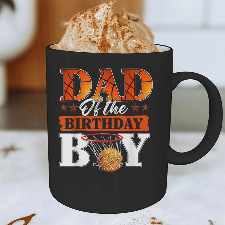 Basketball DAD Of The Birthday Boy Family Matching Graphic Print Coffee Mug