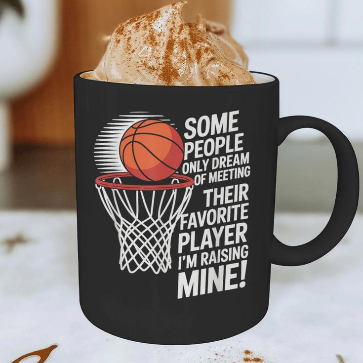 Basketball Mom Or Dad Basketball Parent Graphic Print Coffee Mug