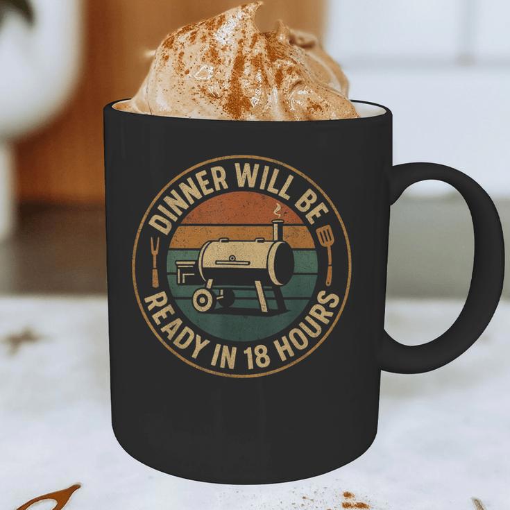 BBQ Dad Smoking Meat Smoker Barbecue Dad Graphic Print Coffee Mug