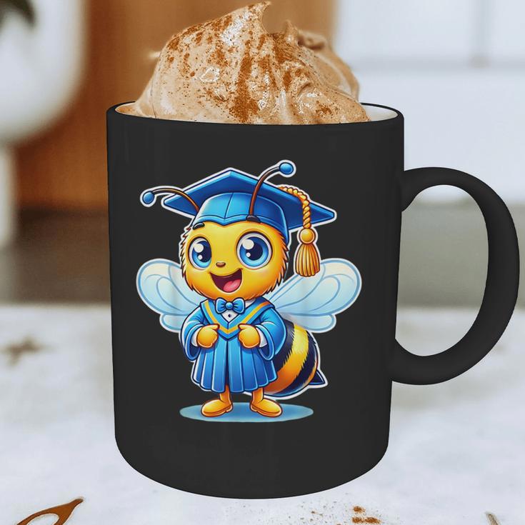 Bee Graduation Cute Kindergarten Elementary High School Graphic Print Coffee Mug