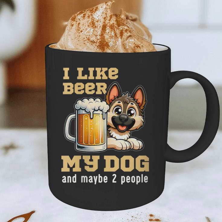 I Like Beer My Dog And Maybe 2 People Introvert Pun Graphic Print Coffee Mug I Like Beer My Dog And Maybe 2 People Introvert Pun Graphic Print Coffee Mug