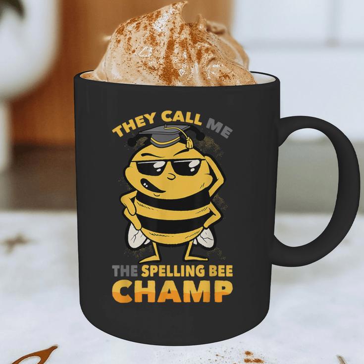 Bees They Call Me The Spelling Bee Champ Graduation Graphic Print Coffee Mug