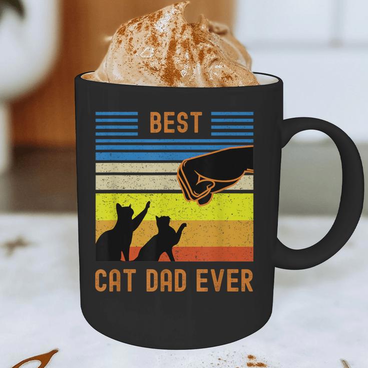 Best Cat Dad Ever Fist Bump For Fur Daddies Men Women Girls Kids Graphic Print Coffee Mug