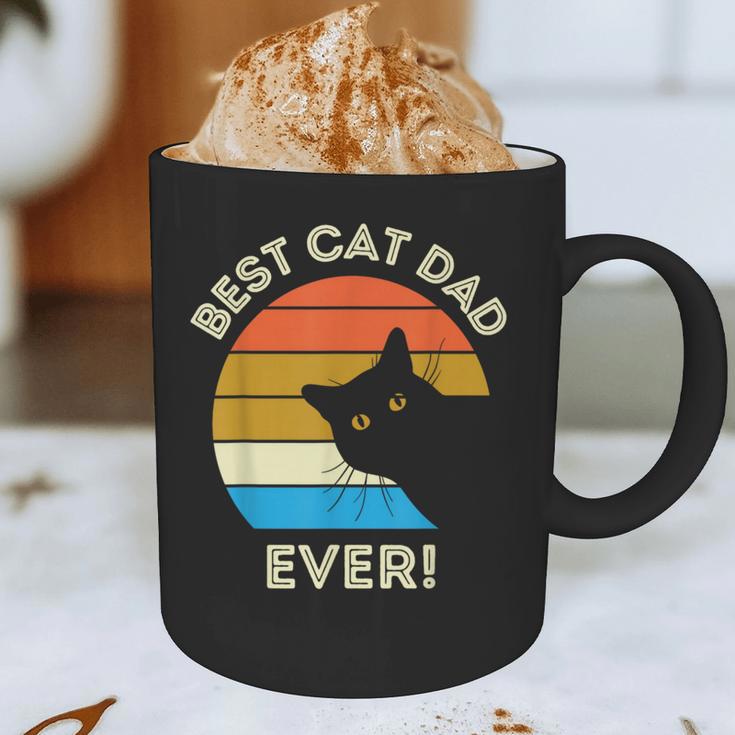 Best Cat Dad Ever Men Graphic Print Coffee Mug