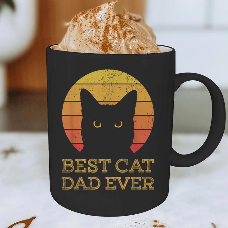 Best Cat Dad Ever Vintage Cat Daddy Fathers Day Graphic Print Coffee Mug Best Cat Dad Ever Vintage Cat Daddy Fathers Day Graphic Print Coffee Mug