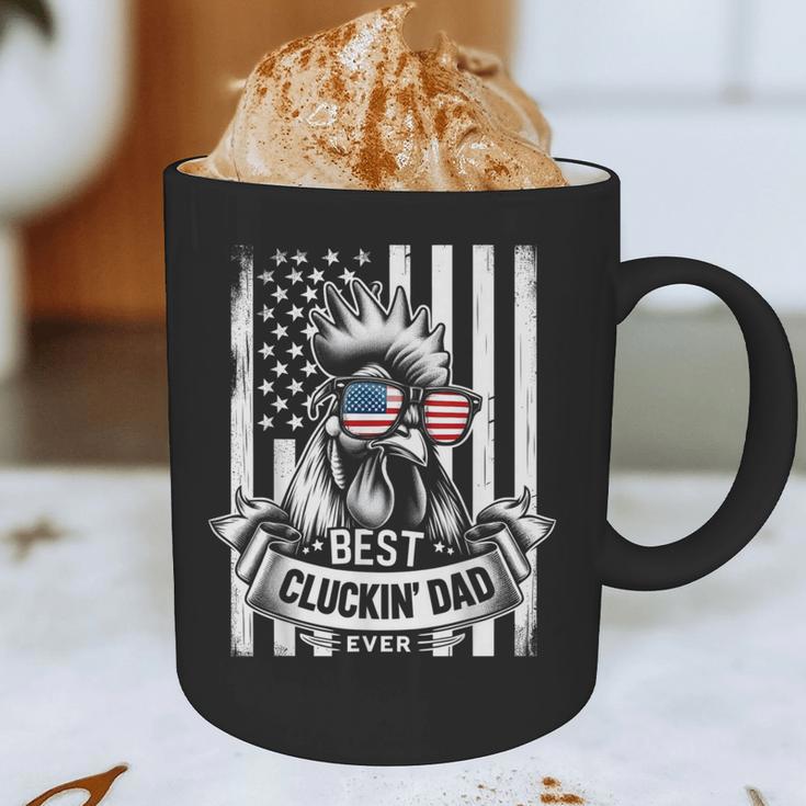 Best Cluckin' Dad Ever Chicken Lover Graphic Tees Cotton Polyester Casual Graphic Small Crew Neck Short Sleeve Graphic Print Coffee Mug