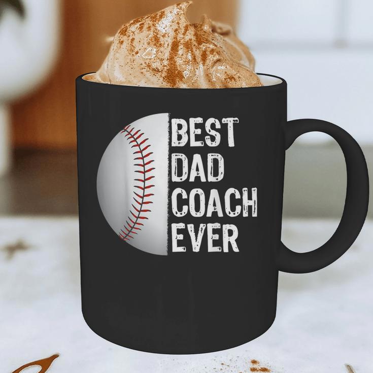 Best Dad Coach Ever Baseball For Sport Lovers Graphic Print Coffee Mug