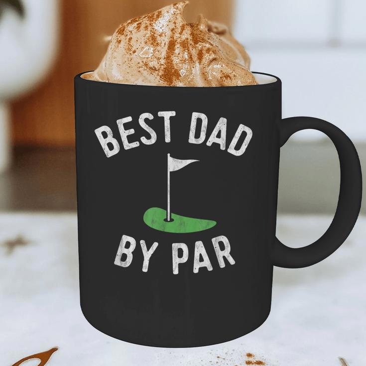 Best Dad By Par Golf Shirt Father's Day Daddy Graphic Print Coffee Mug