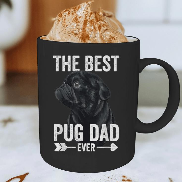 Best Pug Dad Ever Fathers Day Cute Daddy Dad Pug Graphic Print Coffee Mug