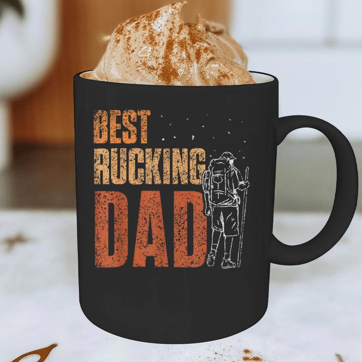 Best Rucking Dad Ruck Backpack Rucksack Workout Rucking Graphic Print Coffee Mug