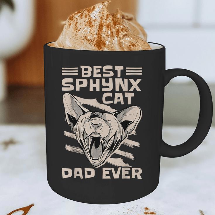 Best Sphynx Cat Dad Ever Apparel For Animal Lover Men Women Graphic Print Coffee Mug