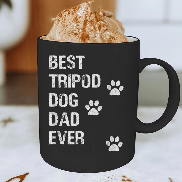 Best Tripod 3 Legged Dog Dad Novelty Dog Dad TShirt Graphic Print Coffee Mug