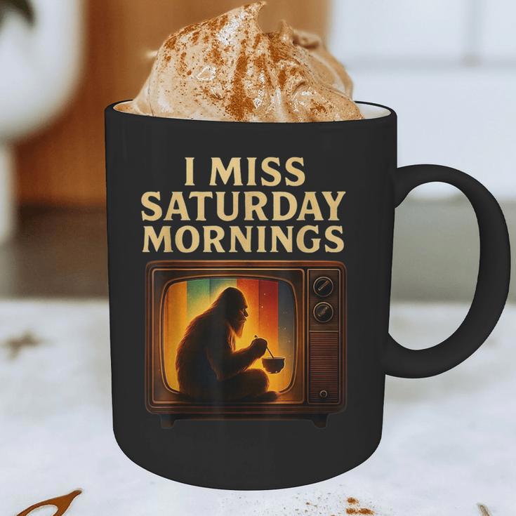 Bigfoot Saturday Morning Nostalgia Graphic Print Coffee Mug