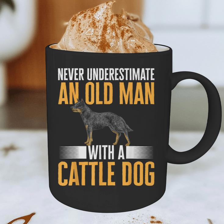 Blue Heeler Dad Australian Cattle Dog Men Graphic Print Coffee Mug