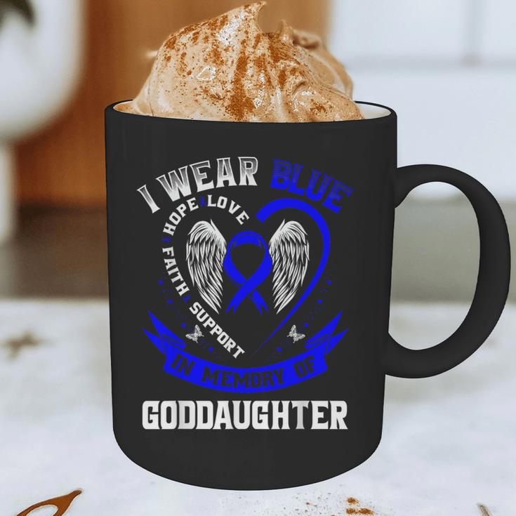 Blue In Memory Of Goddaughter Colon Cancer Awareness Shirts Graphic Print Coffee Mug