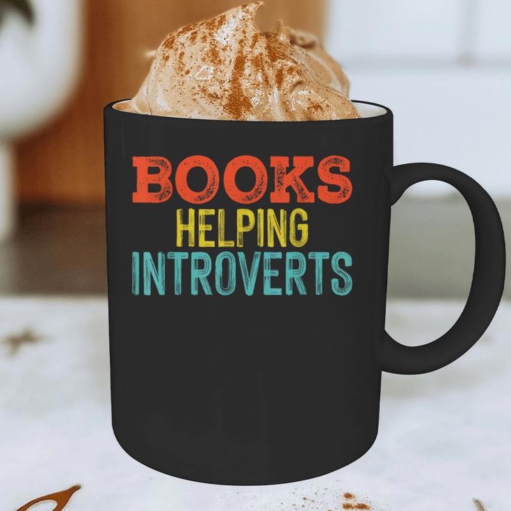 Books Helping Introverts I Introvert Graphic Print Coffee Mug Books Helping Introverts I Introvert Graphic Print Coffee Mug