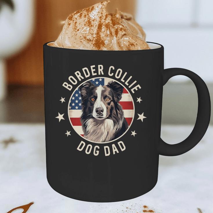 Border Collie Dog Owner For Men Border Collie Dad Graphic Print Coffee Mug