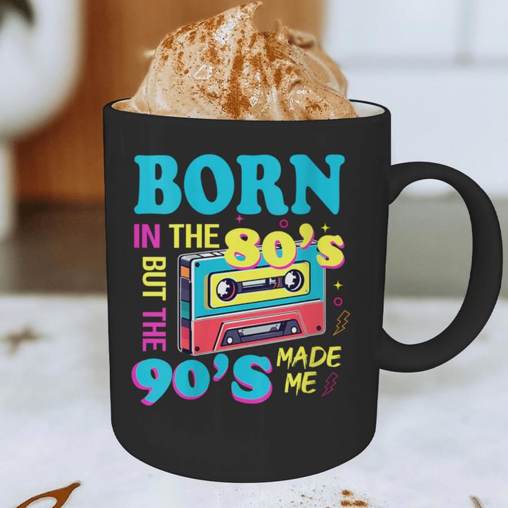 Born In The 80's But 90's Made Me Nostalgia Cassette Tape Graphic Print Coffee Mug