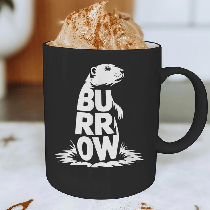 Burrow Prairie Dog Word Art Introvert Nature Retreat Men Women Kids Graphic Print Coffee Mug Burrow Prairie Dog Word Art Introvert Nature Retreat Men Women Kids Graphic Print Coffee Mug